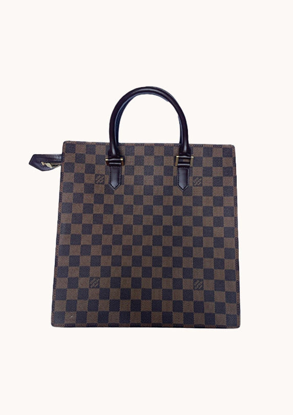 Sac damier plat